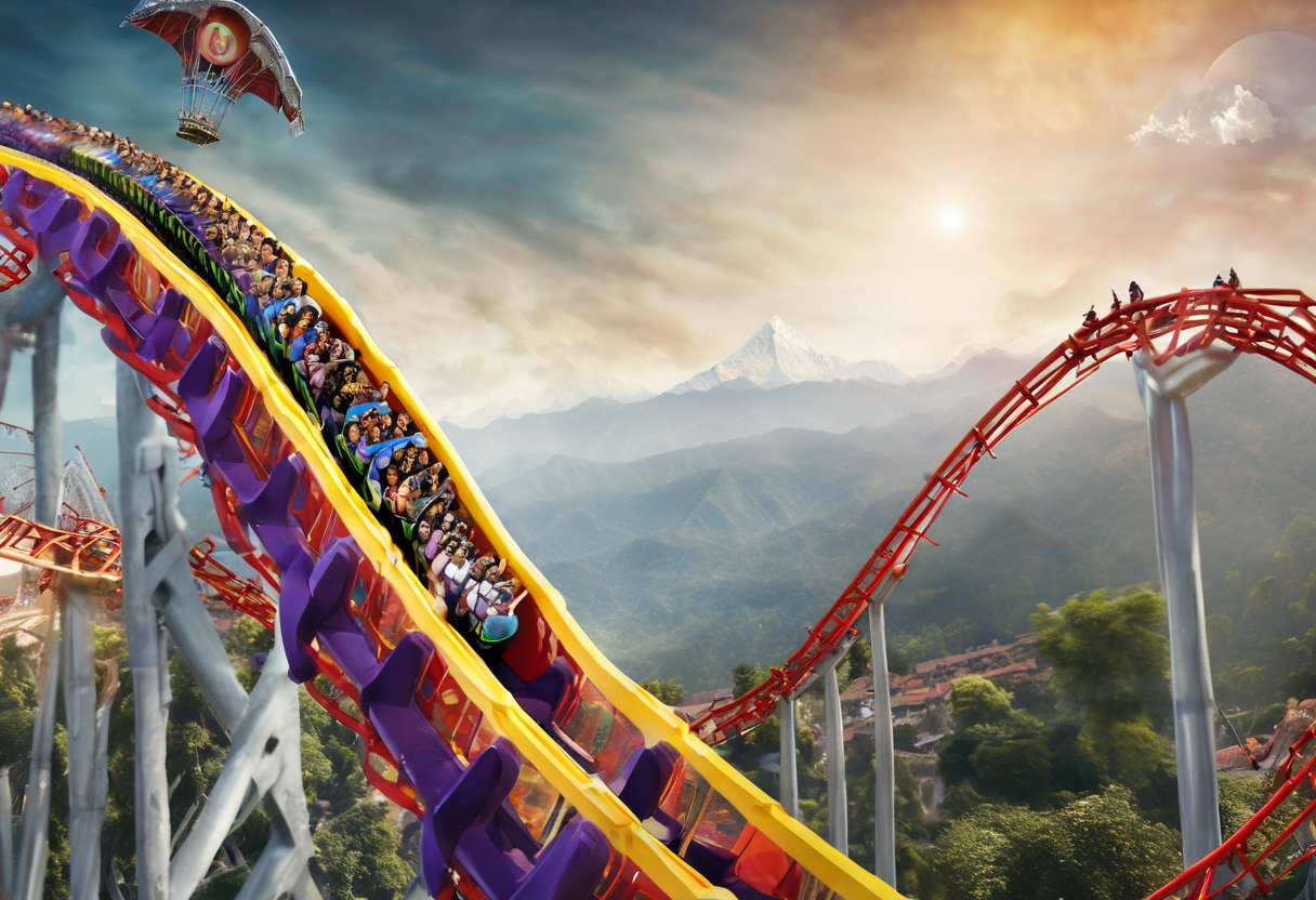 Title: “Experience the Thrill: Adventure Awaits at Kathmandu’s Newest Roller Coaster”If you’re a thrill-seeker looking for your next adrenaline rush, look no further than Kathmandu’s newest attraction: a thrilling roller coaster ride! This state-of-the-art roller coaster will take you on a heart-pounding journey with twists, turns, and drops that will leave you breathless. Get ready to hold on tight as you reach speeds of up to 60 miles per hour and experience the full force of gravity on this exhilarating ride. But the adventure doesn’t stop there. As you conquer the twists and turns of the roller coaster, you’ll also be treated to stunning views of Kathmandu and its surrounding landscape. Soak in the beauty of the city from a whole new perspective as you navigate through the loops and drops of the roller coaster. And for those looking for an extra thrill, try riding the roller coaster at night when the city lights add a whole new level of excitement.Whether you’re an adrenaline junkie or just looking for a fun and exciting day out, the roller coaster at Kathmandu’s newest attraction is a must-visit. So buckle up, hold on tight, and get ready for the ride of a lifetime. Book your tickets now and prepare to experience the thrill like never before!